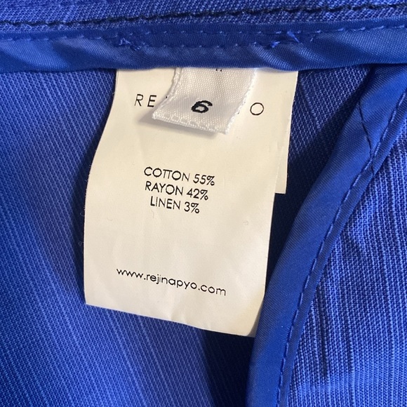 Rejina Pyo / Michaela Maxi Dress blue button XS - Picture 10 of 11